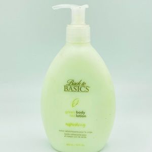 NEW Back To Basics Green Tea Body Lotion Refreshing 10 oz Graham Webb.